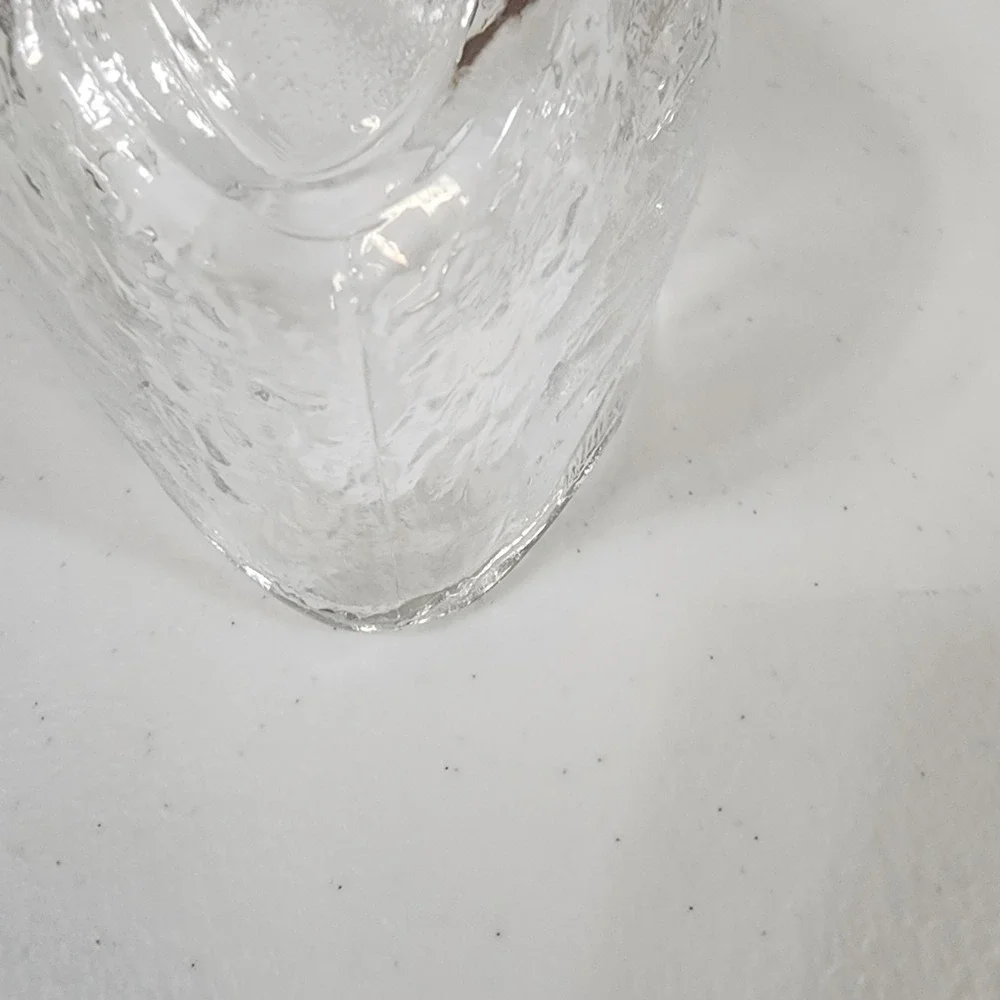 Vintage L.E. Smith Glass Swan Candy Trinket Dish bathroom vanity decor
